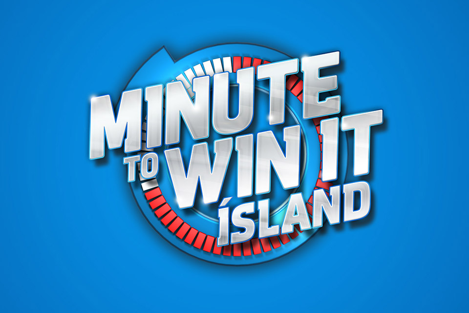 Minute to win it - logo framsetning