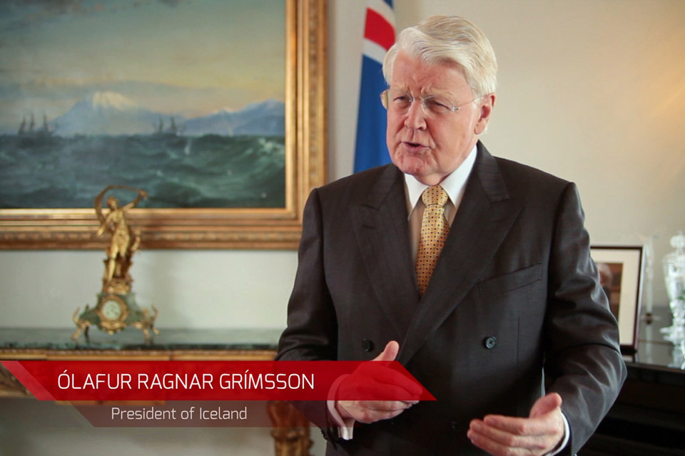 President of Iceland in Iceland School of Energy video