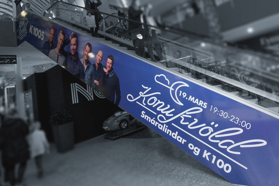 Konukvöld K100 í Smáralind