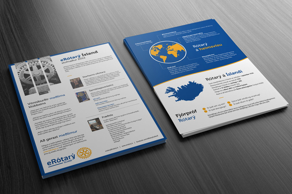 Rótarý a5 bæklingur