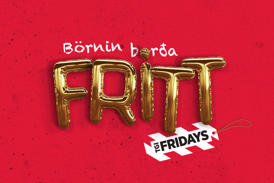 Fridays börnin borða frítt - portfolio mynd